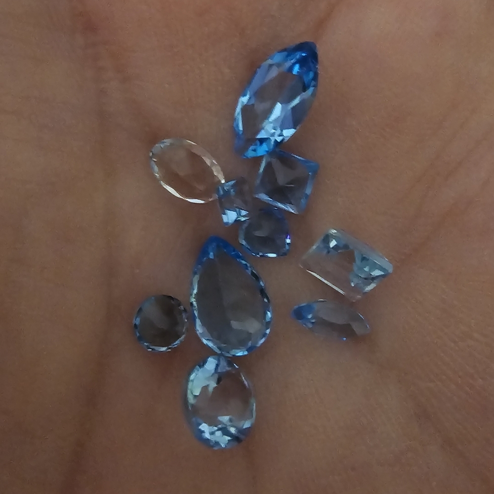 Blue Topaz Gemstones NWOT